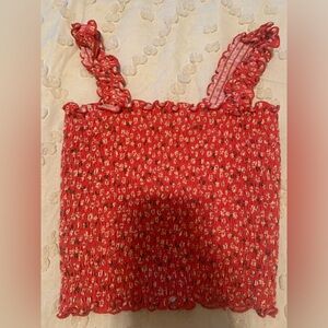 Arizona Smocked tank Ditsy Floral S top